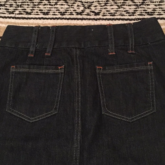 Banana Republic High-Waist Sexy Slit Denim Pencil - Picture 3 of 5